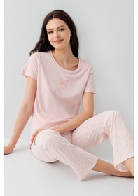 Resim Arnetta Kadın Pembe Pijama Takım Ar3593-s-v1 Pembe 