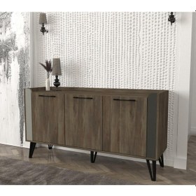 Resim Dekorister Borges Konsol Cura-Nehirkumu-Antrasit 