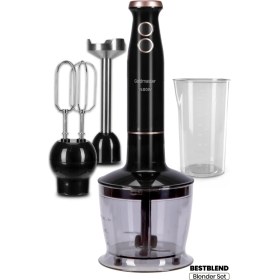 Resim Goldmaster GM7271 Bestblend 1500 Watt 4 Bıçaklı Paslanmaz 3 In 1 Blender Seti 