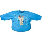 Resim Sevi Bebe 53 Kollu Mama Önlüğü Wild And Free Mavi 