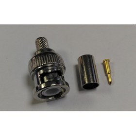 Resim Bnc Erkek Rg-59 Konnektör,Crımp Tip 