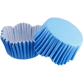 Resim Cupcake Kalıbı Pet Kapsül Dalgalı Kek Kalıbı 65X38 Mm 100 Adet N11.1129 