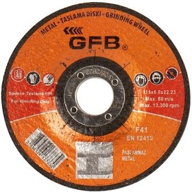 Resim Gfb 2360 Metal 115x6x22,23 Mm Taşlama Taşı 10 Adet 