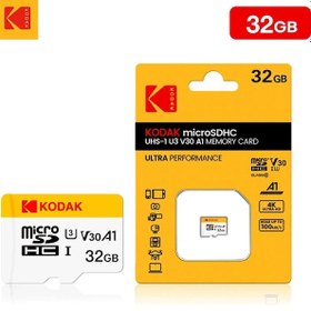 Resim Kodak Mini Bellek Sd Kart 256 Gb 128 Gb 64 Gb 32 Gb U3 V30 4 K Full Hd Mikro Tf Kodak V30-32g-white 