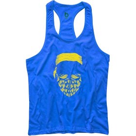 Resim Bluu Arpix Fitness Gym Tank Top Sporcu Atleti Turkuaz 