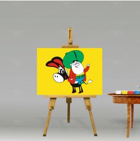 Resim Genel Markalar Sayılarla Boyama Seti NASRETTİN HOCA 25X35 ÇOCUK GENÇ HOBİ BOYAMA SETİ 