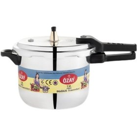 Resim Özay Alüminyum Düdüklü Tencere 12 L Termo Özay Gri 