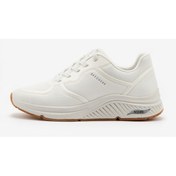 Resim Skechers Arch Fit S - Miles - Mile Makers Kadın Beyaz Sneakers 155570 Wht Beyaz 