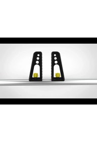 Resim Karva Tavan Rafı Çubukları Için Yük Durdurucuları Merdiven Kelepçeleri 4'lü Set 