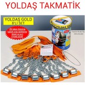 Resim Yoldaş Takmatik 8'li Gold Takmatik Kar Zinciri Suv Ve Binek İçin 