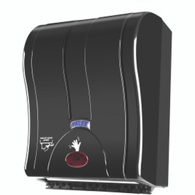 Resim Palex (BİVOPAZAR) Prestij Sensörlü Otomatik Kağıt Havluluk ( Kağıt Havlu Dispenseri)21 Cm Siyah 3491-s 