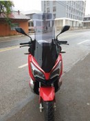 Resim Motocam Rks Reale 125 Siperlik Ön Cam 2023 2024 Model 78cm Açıkfüme Renkli 4mm Uzun Cam 