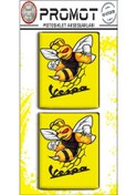 Resim Vespa 3d Damla Logo 2 Li Sticker 4 