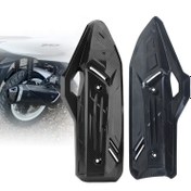 Resim For Honda PCX160 Karbon Fiber Egzoz Koruyucu - Isıya Dayanıklı, Hafif ve Şık Koruyucu Kapak Motosiklet Egzoz Boruları İçin, Motosiklet Aksesuarları | Karbon Fiber Dokusu | Dayanıklı Motosiklet Parçası, Motosiklet Aksesuarları 