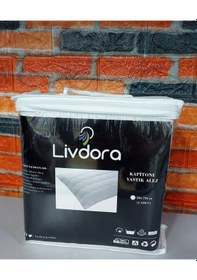 Resim Livdora Kapitoneli 2li Pamuklu Yastık Alezi, Koruyucu 50x70 