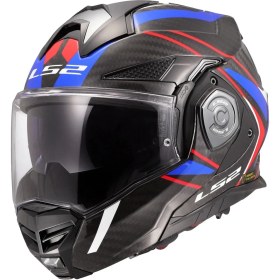 Resim Ls2 Advant x Karbon Future Iı Beyaz-Mavi Kask 