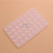 Resim Goldenqian 2 Adet Silikon Vantuz Çift Taraflı Vantuz Cep Telefonu Fikstürü Vantuz Arka Yapışkanlı Cep Telefonu Kauçuk Vantuz Transparent Transparent 