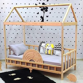 Resim Markaawm Ahşap Çocuk Karyola 90x190 Bebek Montessori Yatak 90X190 