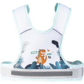 Resim Beyaz Çocuk Motosikleti Düşme Önleyici Emniyet Kemeri 