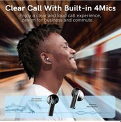 Resim Yenı Qcy T20 Bluetooth 5.3 Tws Kablosuz Kulaklık 68 Ms Düşük Gecikme Kulakiçi T20 Black 