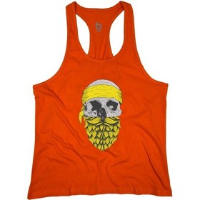 Resim Bluu Arphax Fitness Gym Tank Top Sporcu Atleti Turuncu 