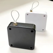 Resim 1 adet 3 adet Otomatik sensörlü kapı kapatıcısı kolay kurulum - delme gerektirmez, su geçirmez ve kum geçirmezdir, konut ve ticari kullanım için uygundur, çelik halatlıdır - yatak odaları, fırtına kapıları ve ofisler için uygundur 