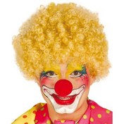 Resim Near Shop Sarı Renk Kıvırcık Afro Palyaço Seti 