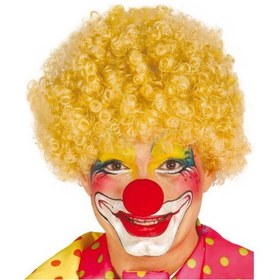 Resim Near Shop Sarı Renk Kıvırcık Afro Palyaço Seti 