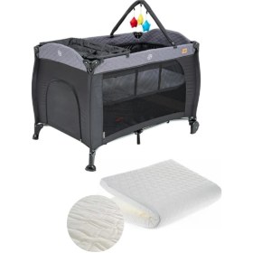 Resim 2350 Madrid 70x110cm Oyun Parkı Yatak Hediyeli Gri Gri 