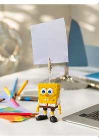 Resim Sunger Bob Fotoğraf Not Tutacağı Hediyelik Not Tutucu Sarı 
