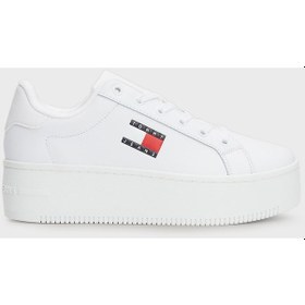 Resim Tommy Jeans Kadın Ayakkabı En0en02518 Ybs Beyaz 
