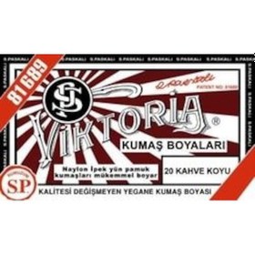 Resim 20 Koyu Kahve Renk Kumaş Boyası Viktoria 