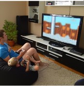 Resim Geekyou 500 Oyunlu Kompakt Tv Oyun Konsolu, 4 Düğmeli Kontrolcüler Ve Av Kablosu İle Evde Eğlence 