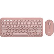 Resim LOGITECH Pebble 2 Blutooth K&M Set Pembe 