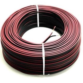 Resim Audiomax Hoparlör Kablosu Kordon 2X0.75 Kırmızı 100 Metre 