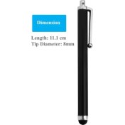 Resim TEKNETSTORE Tablet Kalemi Dokunmatik Telefon Tablet Kalemi Siyah 