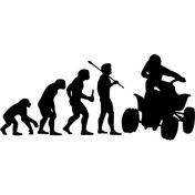 Resim Genel Markalar Evolution Sticker Oto Motor Laptop Duvar Folyo Sticker 20x8 Cm 