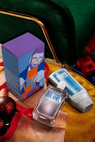 Resim Avon Individual Blue Erkek Parfüm Saç ve Vücut Şampuanı Hediye Seti 