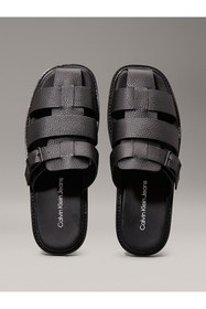 Resim Calvin Klein Erkek Siyah Düz Sandalet 
