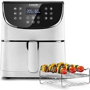 Resim COSORI 5.5 LT PREMIUM XXL 1700W DOKUNMATIK AIRFRYER BEYAZ CP158-AF 