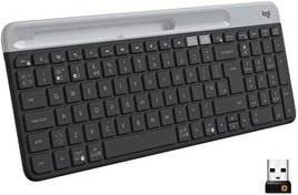 Resim Logitech K580 920-010624 Ultra Ince Çoklu Cihaz Özellikli Türkçe Bluetooth Siyah Q Klavye 