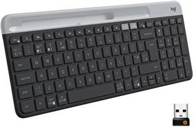 Resim Logitech K580 920-010624 Ultra Ince Çoklu Cihaz Özellikli Türkçe Bluetooth Siyah Q Klavye 