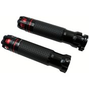 Resim Chuangyinshop Black Cnc Alüminyum Alaşım Motosiklet Gidon Kılıfları Yüksek Dayanıklı Modifikasyon Aksesuarları 