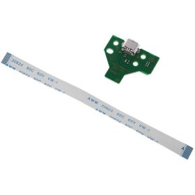 Resim Ps4 Uyumlu Kol Şarj Soketi Jds-011 + 12 Pin Flex 