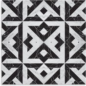 Resim Tink Mermer Desenli Beyaz Duvar PVC Karo 30 x 30 cm 
