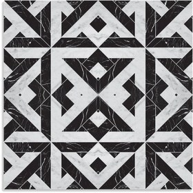 Resim Tink Mermer Desenli Beyaz Duvar PVC Karo 30 x 30 cm 