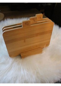 Resim 3lü Stantlı Bambu Kesme Tahtası Diğer 