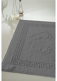 Resim Varol 4 Adet Talia Serisi Ayak Havlusu 50X70 250Gr Antrasit Çok Renkli 