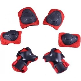 Resim Xinhang Çocuklar Için Koruyucu Dişli Seti Diz Pedleri (Kırmızı) (Yurt Dışından) 