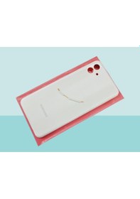 Resim Tkgz - Samsung Galaxy Uyumlu A04 Full Kasa Arka Kapak Batarya Kapağı - Beyaz Çok Renkli 